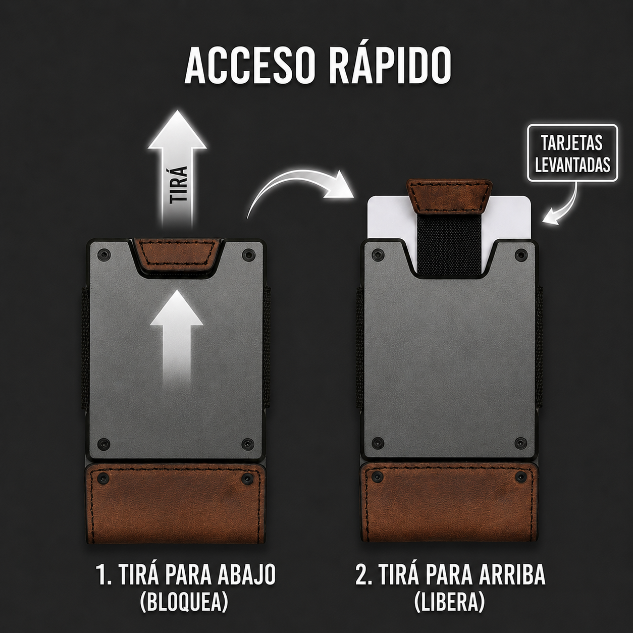 VALKIT Compact — Llevá todas tus tarjetas y efectivo, sin el bulto
