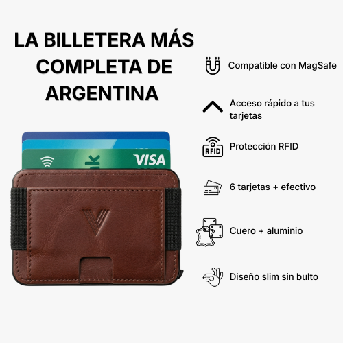 VALKIT MagSafe Wallet - Lleva todo con tu celular